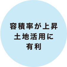 容積率が上昇 土地活用に有利